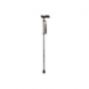 extendable plastic handled walking stick with engraved pattern